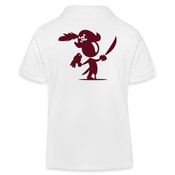 pirate - Polo enfant bio Stanley/Stella - blanc - Dos