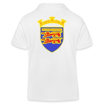 LION NORMANDIE - Polo enfant bio Stanley/Stella - blanc - Dos