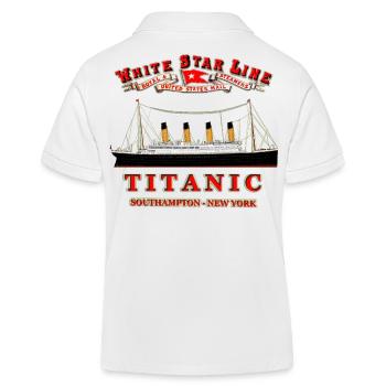 TITANIC ORIGINAL CREATION Louis RUNEMBERG © Adagp - Polo enfant bio Stanley/Stella - blanc - Dos