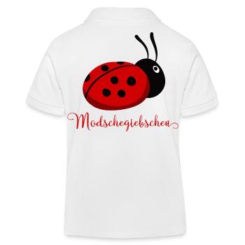 Modschegiebchen Coccinelle Saxon idée cadeau - Polo enfant bio Stanley/Stella - blanc - Dos