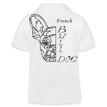 Bouledogue français - Polo enfant bio Stanley/Stella - blanc - Dos