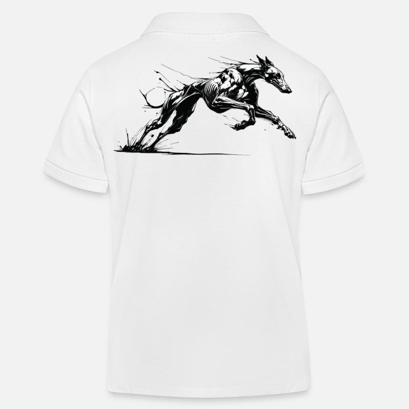 Galgo Ink 01 - Polo enfant bio Stanley/Stella - blanc