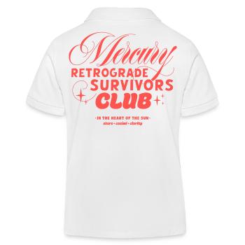 Club des survivants de Mercure rétrograde - Polo enfant bio Stanley/Stella - blanc - Dos
