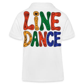 Ambiances de danse en ligne - Polo enfant bio Stanley/Stella - blanc - Dos