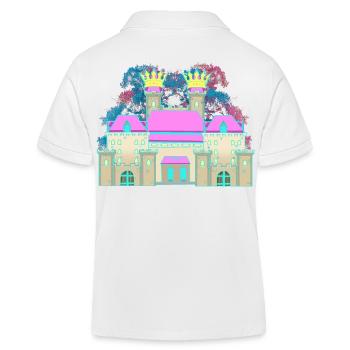 Château Château Couronne Forteresse Chevalier Roi - Polo enfant bio Stanley/Stella - blanc - Dos