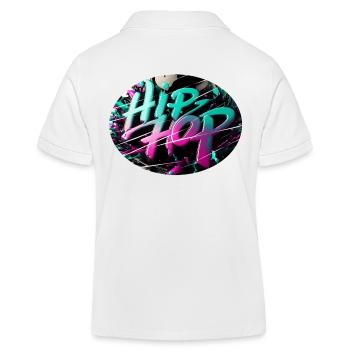hip-hop T - Kinder Organic Poloshirt Mini Sprinter von Stanley/Stella - Weiß - Hinten