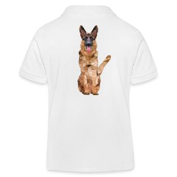 Polygon Berger Chien Race Pedigree Chien Chien - Polo enfant bio Stanley/Stella - blanc - Dos