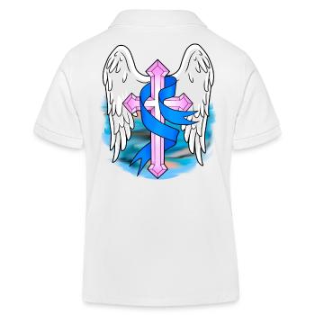 Croix Croix symboles Église Dieu Jésus religion - Polo enfant bio Stanley/Stella - blanc - Dos