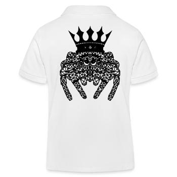 Polygone Spider King Animaux Araignées Fantaisie - Polo enfant bio Stanley/Stella - blanc - Dos