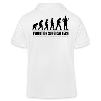 Chirurgisch-technischer Assistent Chirurg - Kinder Organic Poloshirt Mini Sprinter von Stanley/Stella - Weiß - Hinten