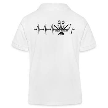 Chirurgisch-technischer Assistent Chirurg - Kinder Organic Poloshirt Mini Sprinter von Stanley/Stella - Weiß - Hinten