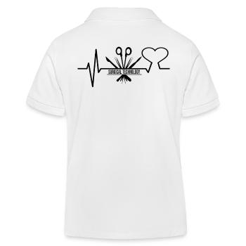 Chirurgisch-technischer Assistent Chirurg - Kinder Organic Poloshirt Mini Sprinter von Stanley/Stella - Weiß - Hinten