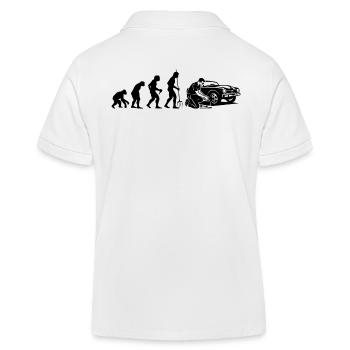 Mechatroniker Auto-Schrauber Elektriker - Kinder Organic Poloshirt Mini Sprinter von Stanley/Stella - Weiß - Hinten