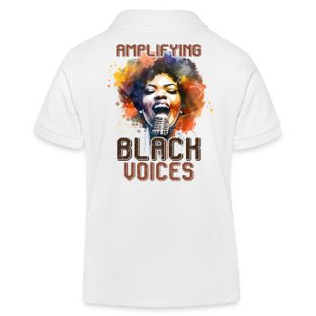 BlackVoices - Mois de l’histoire des Noirs en Afrique - Polo enfant bio Stanley/Stella - blanc - Dos