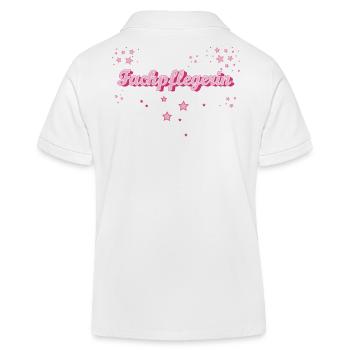 Krankenpfleger Abschluss-Geschenk Fachpflegerin - Kinder Organic Poloshirt Mini Sprinter von Stanley/Stella - Weiß - Hinten