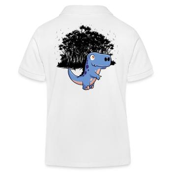 Dino Enfant Bébé Dinosaure Enfant en bas âge - Polo enfant bio Stanley/Stella - blanc - Dos