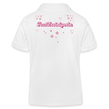 Laundry Graduation Gift Textile Cleaner - Kids Organic Polo Shirt by Stanley/Stella - white - Back