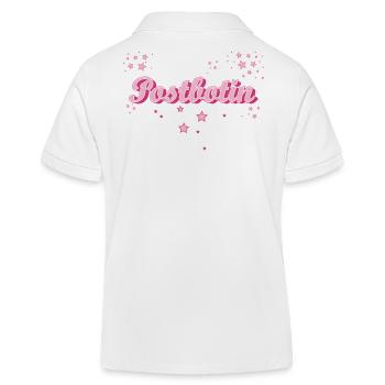 Postman Graduation cadeau facteur facteur - Polo enfant bio Stanley/Stella - blanc - Dos
