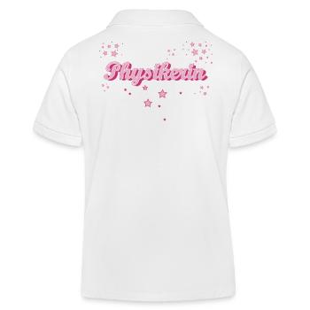 Physik Abschluss-Geschenk Physikerin - Kinder Organic Poloshirt Mini Sprinter von Stanley/Stella - Weiß - Hinten