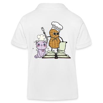 CACAHUÈTES CUISINE AMIS DE CUISINE - Polo enfant bio Stanley/Stella - blanc - Dos