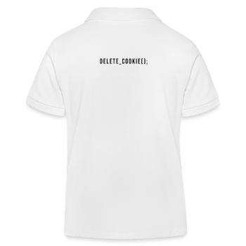 Gamer PC Consoles Video Games Developer PC - Kids Organic Polo Shirt by Stanley/Stella - white - Back