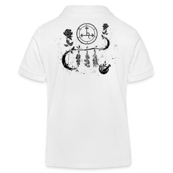 Jardin d’herbes aromatiques idée cadeau gothique occulte sorcière - Polo enfant bio Stanley/Stella - blanc - Dos