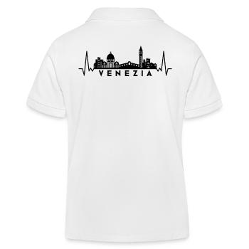Heartbeat Skyline Italie Venise-Venise - Polo enfant bio Stanley/Stella - blanc - Dos
