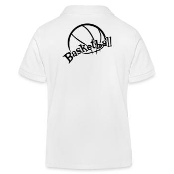 Basketball Players Basketball Players Basketball - Kids Organic Polo Shirt by Stanley/Stella - white - Back