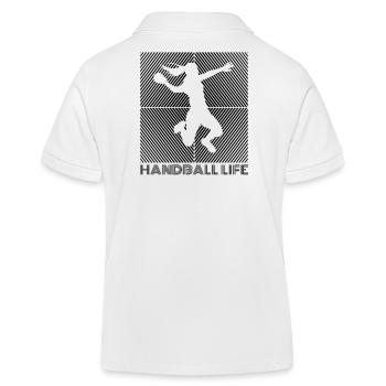 Handball Handball Ballon Handball Joueur de handball Femmes - Polo enfant bio Stanley/Stella - blanc - Dos