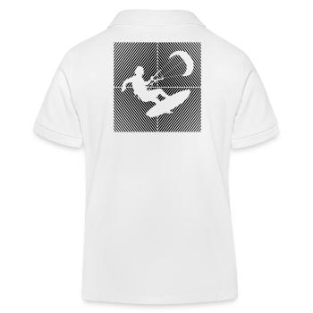 Kitesurf Kiteboard Kitesurfing Kite Surf Board - Polo enfant bio Stanley/Stella - blanc - Dos