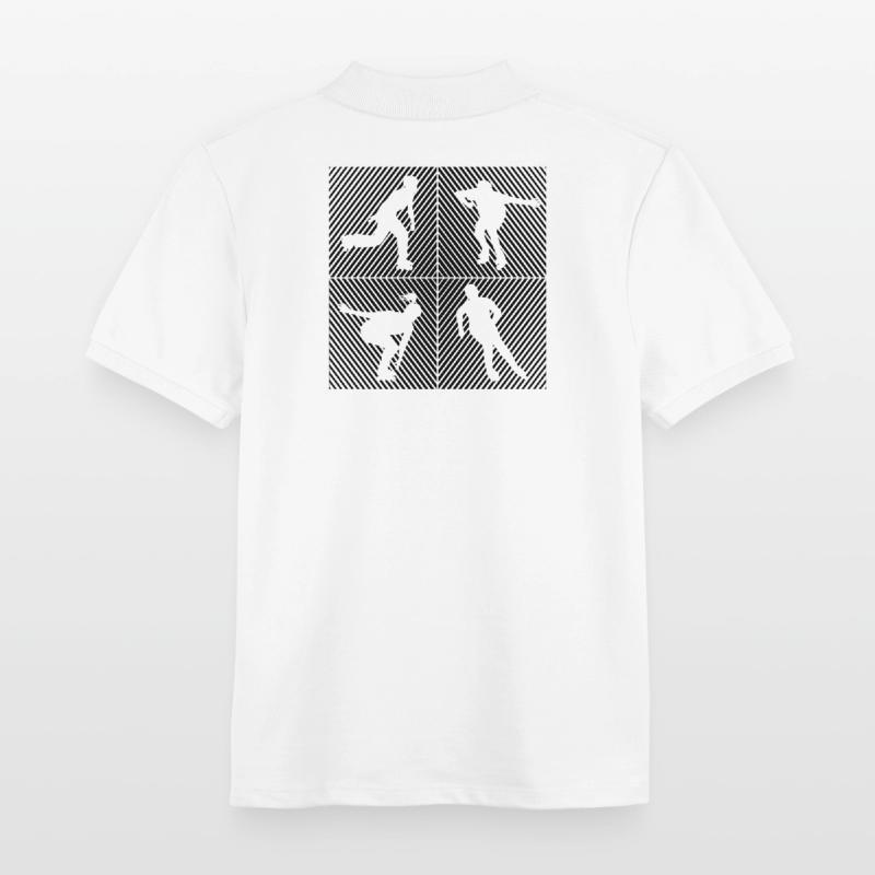 Inline-Skating Rollerskates Inline-Skater Kids Organic Polo Shirt by Stanley/Stella