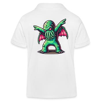 Drôle Dansant Cthulhu Tentacule Créature - Polo enfant bio Stanley/Stella - blanc - Dos