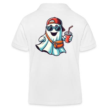 Boo-Jee Fantôme Drôle Fantôme à la mode - Polo enfant bio Stanley/Stella - blanc - Dos