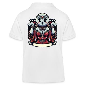 Drôle Glamour Goule Flashy Halloween - Polo enfant bio Stanley/Stella - blanc - Dos
