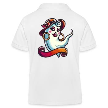 Drôle Glamour Goule Flashy Halloween - Polo enfant bio Stanley/Stella - blanc - Dos