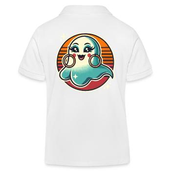 Drôle Glamour Goule Flashy Halloween - Polo enfant bio Stanley/Stella - blanc - Dos