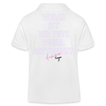 Woran ist der Tote Winkel gestorben? Neon - Kinder Organic Poloshirt Mini Sprinter von Stanley/Stella - Weiß - Hinten
