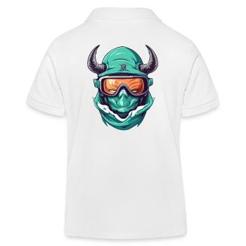 Steinbock Wintersport - Kinder Organic Poloshirt Mini Sprinter von Stanley/Stella - Weiß - Hinten