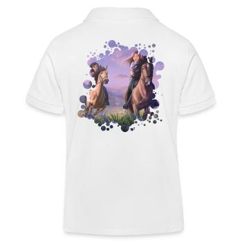 Amitié - Polo enfant bio Stanley/Stella - blanc - Dos