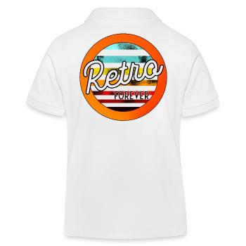 Rétro pour toujours - Polo enfant bio Stanley/Stella - blanc - Dos