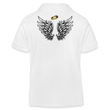 Ailes Ange Ailes Anges - Polo enfant bio Stanley/Stella - blanc - Dos