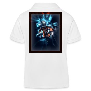Astronaute - Polo enfant bio Stanley/Stella - blanc - Dos