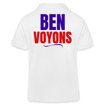 ben voyons, génération Z - Polo enfant bio Stanley/Stella - blanc - Dos