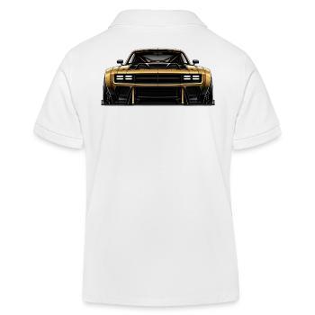 PROJET N°001 – Maître Héros | Automobile Premium - Polo enfant bio Stanley/Stella - blanc - Dos