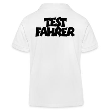 Testfahrer - Kinder Organic Poloshirt Mini Sprinter von Stanley/Stella - Weiß - Hinten