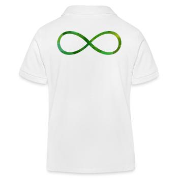 Unendlichkeitszeichen Symbol Zeichen unendlich - Kinder Organic Poloshirt Mini Sprinter von Stanley/Stella - Weiß - Hinten