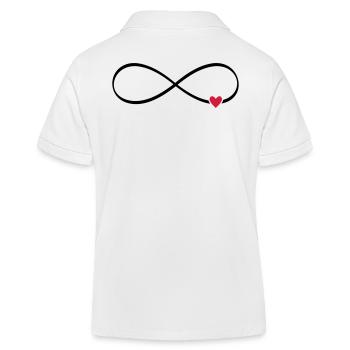 infini coeur - Polo enfant bio Stanley/Stella - blanc - Dos
