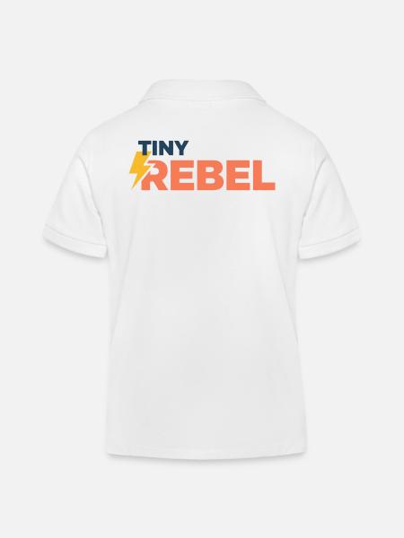 Tiny rebel - Polo enfant bio Stanley/Stella - blanc