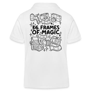 36 Frames of Magic – Amour analogique - Polo enfant bio Stanley/Stella - blanc - Dos