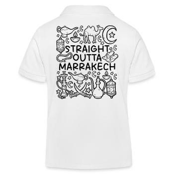 Straight Outta Marrakech – Orient Vibes - Polo enfant bio Stanley/Stella - blanc - Dos
